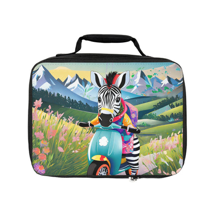 Stripes on Wheels Lunch Bag