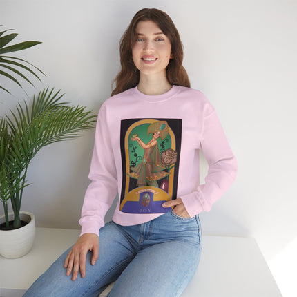 October & Opal, Tourmaline (from the Gem Series) by Sofia Chiostri Heavy Blend™ Crewneck Sweatshirt