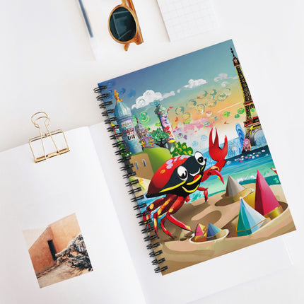 Crab Architect Spiral Notebook - Ruled Line