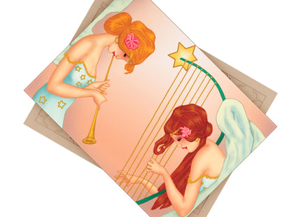 Heavenly Angel Duet Ceramic Tile