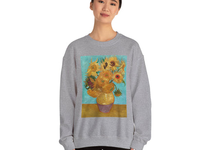 Vase with Twelve Sunflowers by Vincent Van Gogh Heavy Blend™ Crewneck Sweatshirt