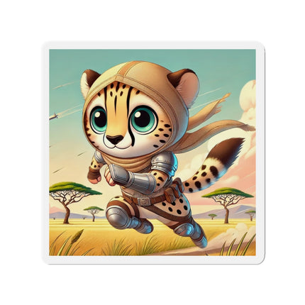 Swift Cheetah Die-Cut Magnets (5 Sizes)