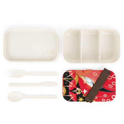 Golden Pierrot Behind Scarlet Veils Bento Lunch Box