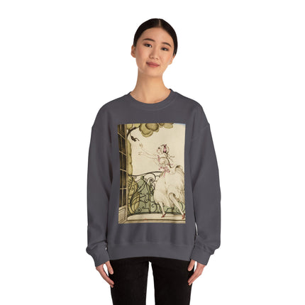 Sur talons rouges (On Red Heels) pl 02 by Gerda Wegener Heavy Blend™ Crewneck Sweatshirt