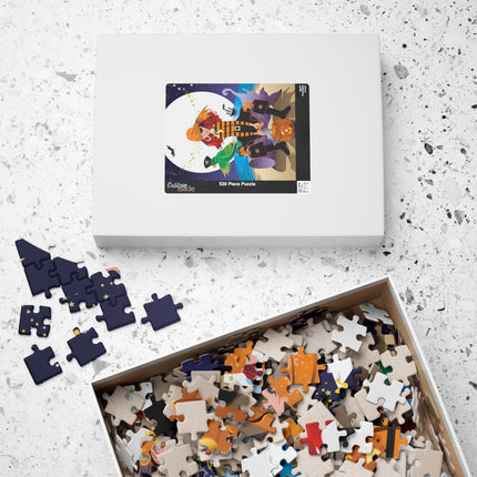Moonlit Pirate Halloween Puzzle (110, 252, 520, 1014-piece)