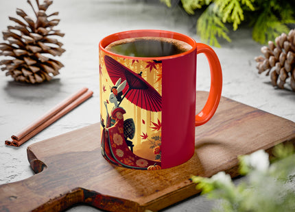 Theatrical Harvest Rabbit Colorful Mugs (11oz, 15oz)