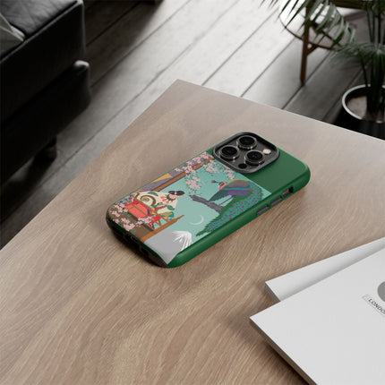 Peacock Garden Phone Case – Japanese Elegance & Timeless Beauty