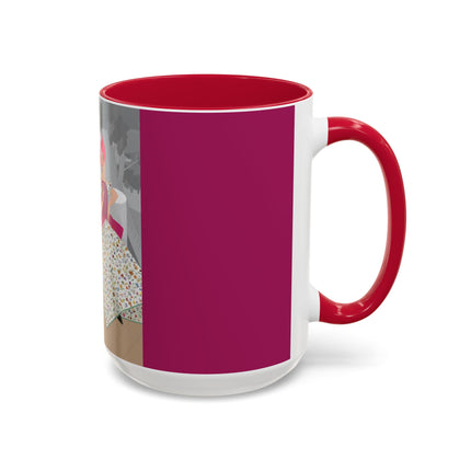 The Red Bird Colorful Mugs – Gentle Storybook Charm & Elegant Whimsy