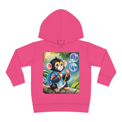 Bubble Magic in the Jungle Toddler Pullover Fleece Hoodie