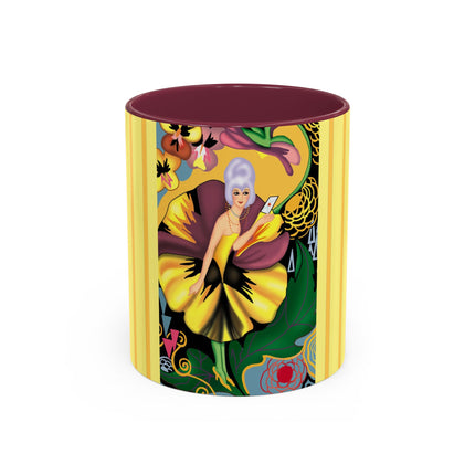 Enchanted Pansy Elegance Colorful Mugs (11oz, 15oz)