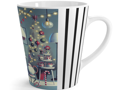 Whimsical Christmas Tea Party Latte Mug