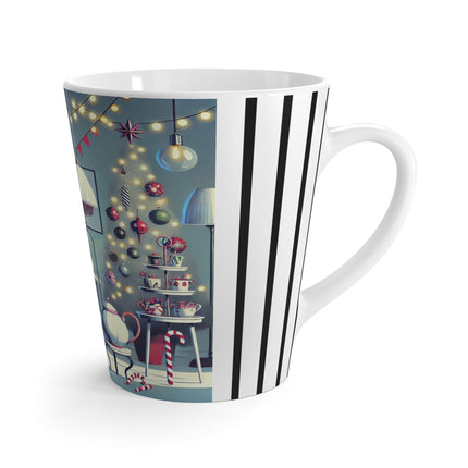 Whimsical Christmas Tea Party Latte Mug