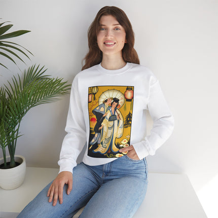 Golden Embrace Heavy Blend™ Crewneck Sweatshirt
