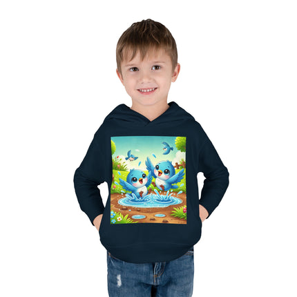 Bluebird Playtime Toddler Pullover Fleece Hoodie