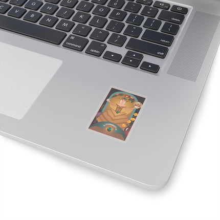 June & Pearl, Alexandrite (from the Gem Series) by Sofia Chiostri Kiss-Cut Stickers (4 Sizes)