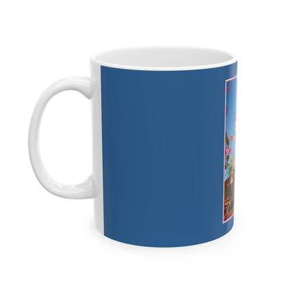 Periwinkle Painting the Petals Ida Rentoul Outhwaite Ceramic Mug 11oz