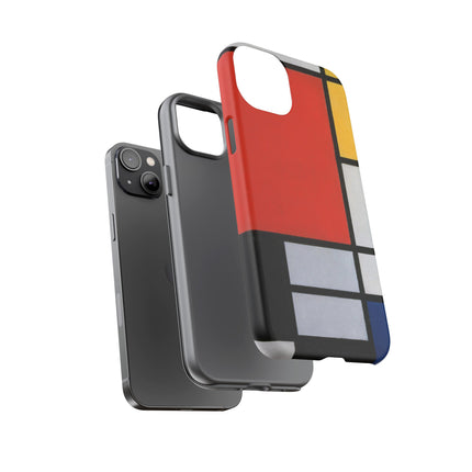 Composition with Red, Yellow, Blue, and Black by Piet Mondrian Phone Cases