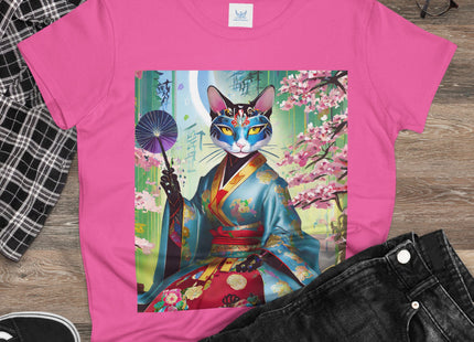 Cyberpunk Geisha Cotton Tee