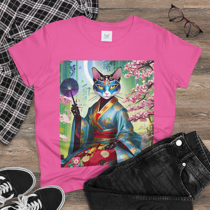 Cyberpunk Geisha Cotton Tee