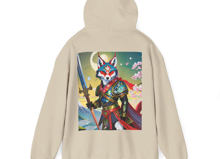 Cyberpunk Samurai Fox – Heavy Blend™ Hooded Sweatshirt