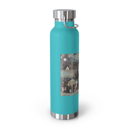 A Bar at the Folies-Bergère by Edouard Manet Copper Vacuum Insulated Bottle, 22oz