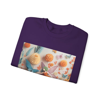 Dahlia Fairy Unisex Heavy Blend™ Crewneck Sweatshirt