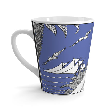 Coastal Elegance Latte Mug