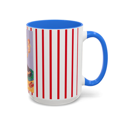 Art Deco Christmas Colorful Mugs (11oz, 15oz)