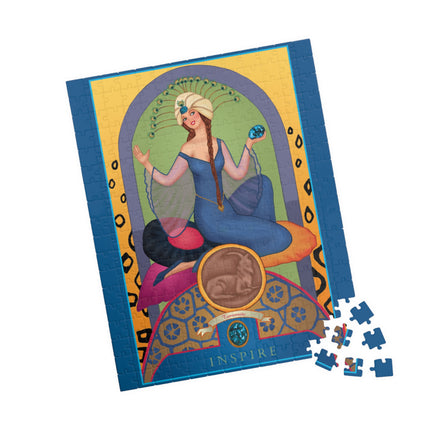 December & Tanzanite (from the Gem Series) by Sofia Chiostri Puzzle (110, 252, 500-Piece)