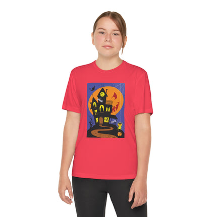 Halloween Night at the Haunted House Youth Competitor Tee