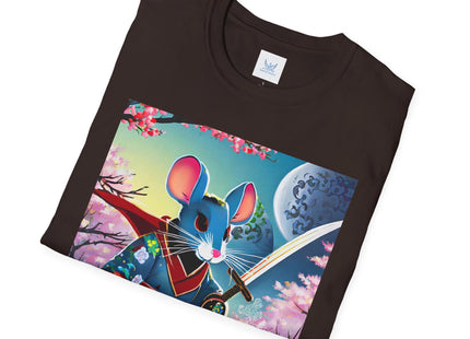 Cyber Samurai Rat Softstyle T-Shirt