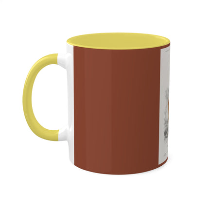 Giraffe by Charles Dessalines D' Orbigny Colorful Mugs, 11oz