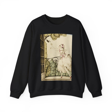 Sur talons rouges (On Red Heels) pl 02 by Gerda Wegener Heavy Blend™ Crewneck Sweatshirt