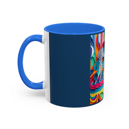 Surfing Zebra Colorful Mugs (11oz, 15oz)