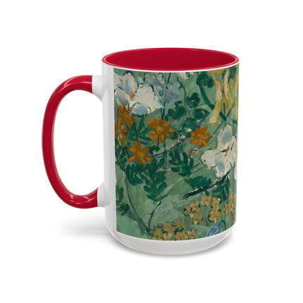 Flowers by August Babberger Colorful Mugs (11oz, 15oz)