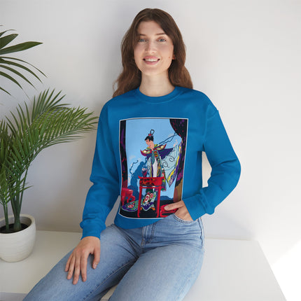 A Visual Journey by Umberto Brunelleschi Women's Heavy Blend™ Crewneck Sweatshirt