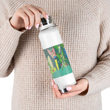 Enchanting Fairies of A Midsummer Night's Dream Copper Vacuum Insulated Bottle, 22oz