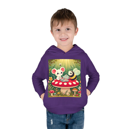 Tea Time Friends Toddler Pullover Fleece Hoodie