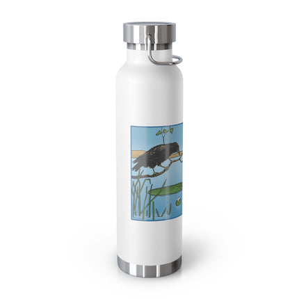 The Crow and the Frog Copper Vacuum Insulated Bottle, 22oz