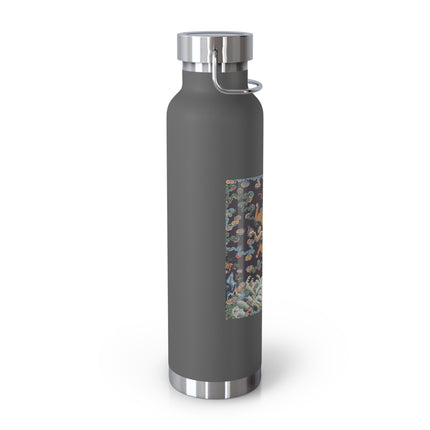 Rank Badge with Dragon with Deer Hooves Copper Vacuum Insulated Bottle, 22oz