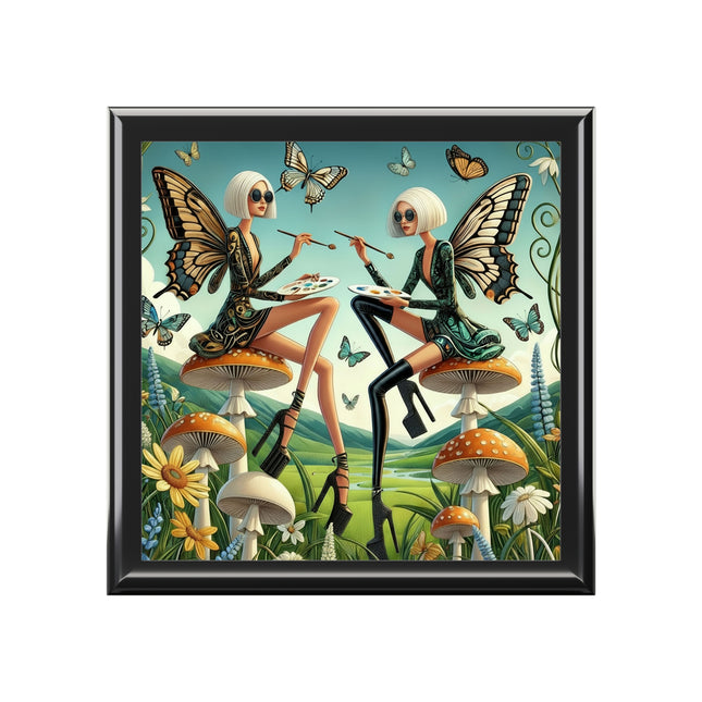 Butterfly Atelier Fairies Jewelry Box – Whimsical Artists in the Meadow