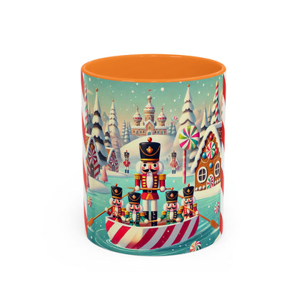 Nutcracker Candy-Striped Adventure Colorful Mugs (11oz, 15oz)