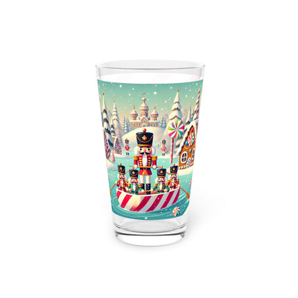 Nutcracker Candy-Striped Adventure Glass, 16oz