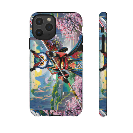 Cyberpunk Samurai Owl Phone Cases
