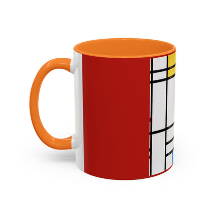 Place de la Concorde by Piet Mondrian Colorful Mugs (11oz, 15oz)