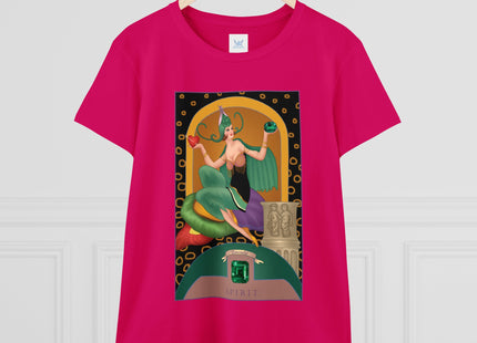 May & Emerald (from the Gem Series) by Sofia Chiostri Women's Midweight Cotton Tee