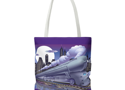 The Art Deco Bullet Train Tote Bag (AOP)