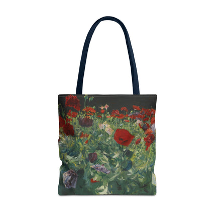 Poppies (A Study of Poppies for Carnation, Lily, Lily, Rose) by John Singer Sargent Tote Bag (AOP)