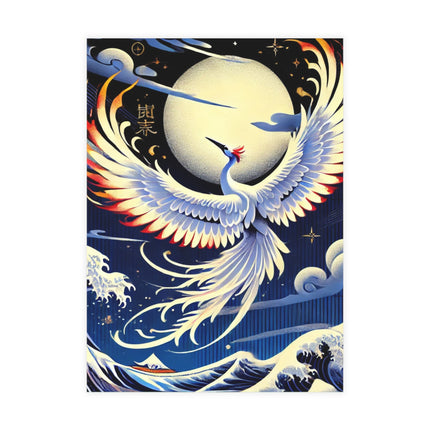 Majestic White Crane Postcards (envelopes included) - Bundles of 10, 30, 50 Pieces