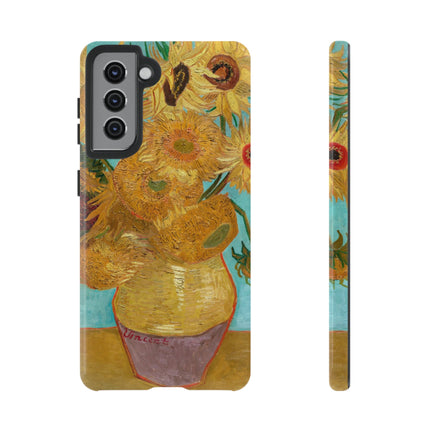 Vase with Twelve Sunflowers by Vincent Van Gogh Phone Cases